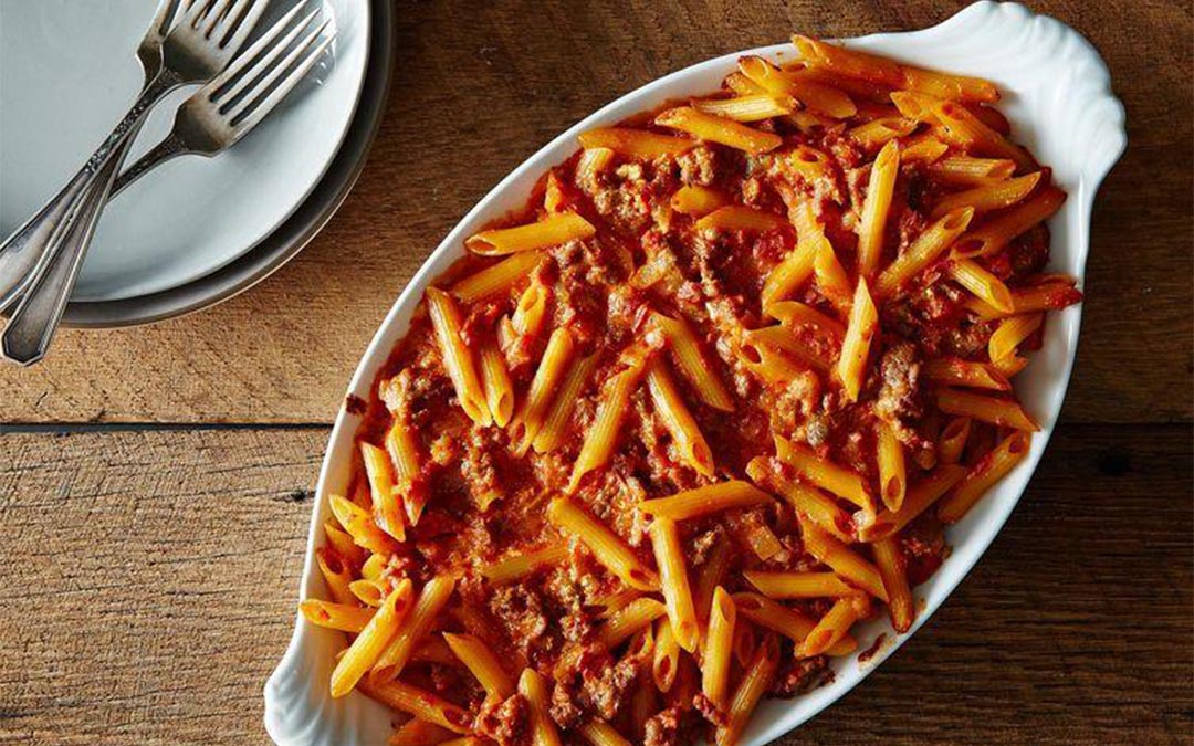 Baked-Pasta-with-Chicken-Sausage