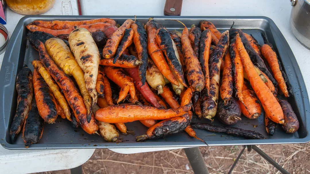 Asado-style root vegetables