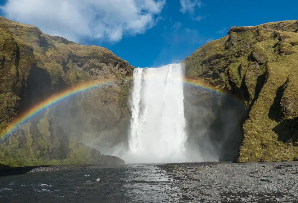 Iceland waterfall