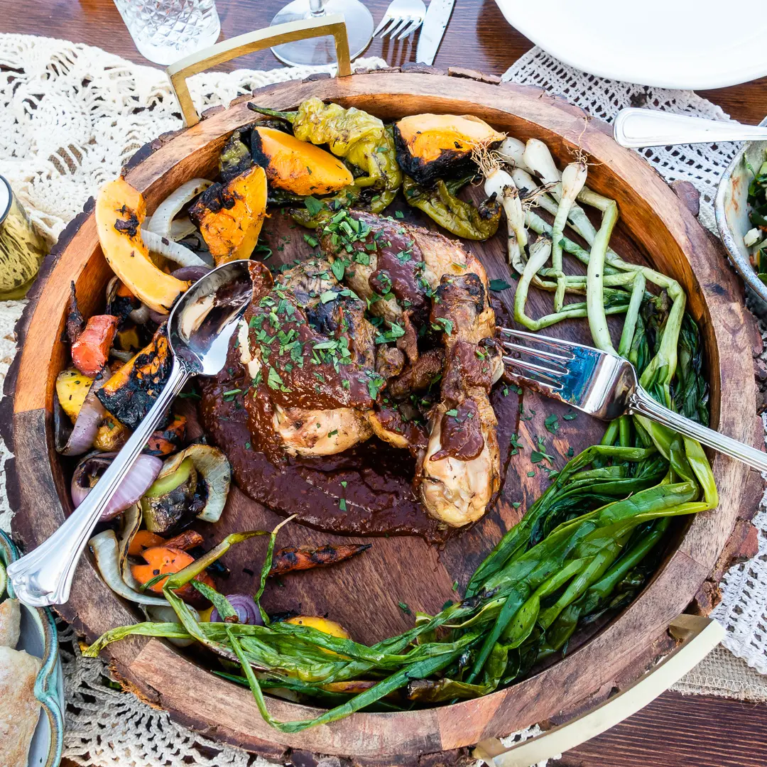 Chocolate dinner platter