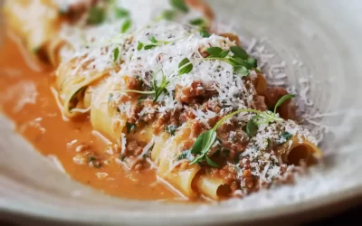 Pappardelle with White Bolognese