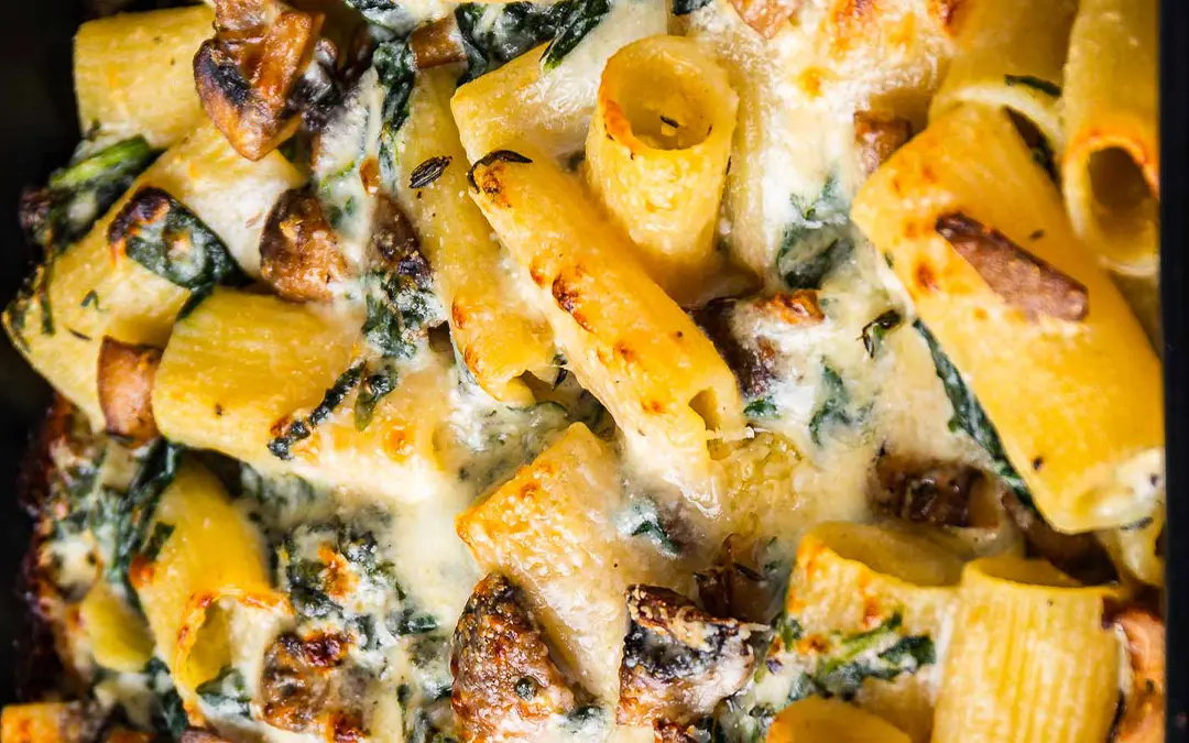 Creamy Mushroom Pasta Bake