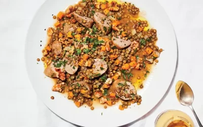 Warm Sausage and Lentil Salad