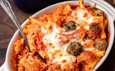 Baked Ziti with Meatballs