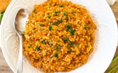 Creamy Paprika and Garlic Rice
