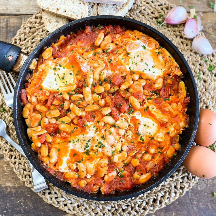 Spanish Beans and Eggs