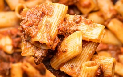 Lamb Ragu with Rigatoni