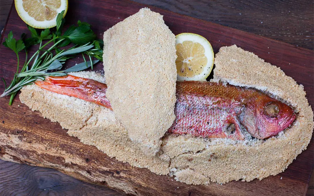 Salt-Crusted Snapper