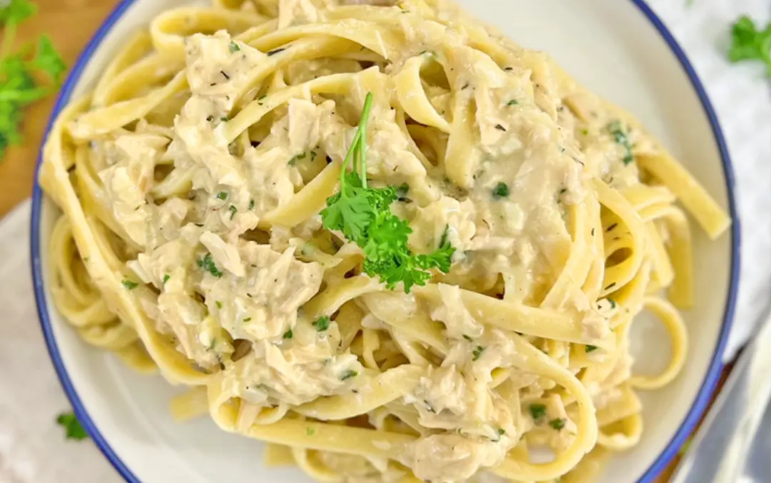 Creamy Tuna Fettuccine