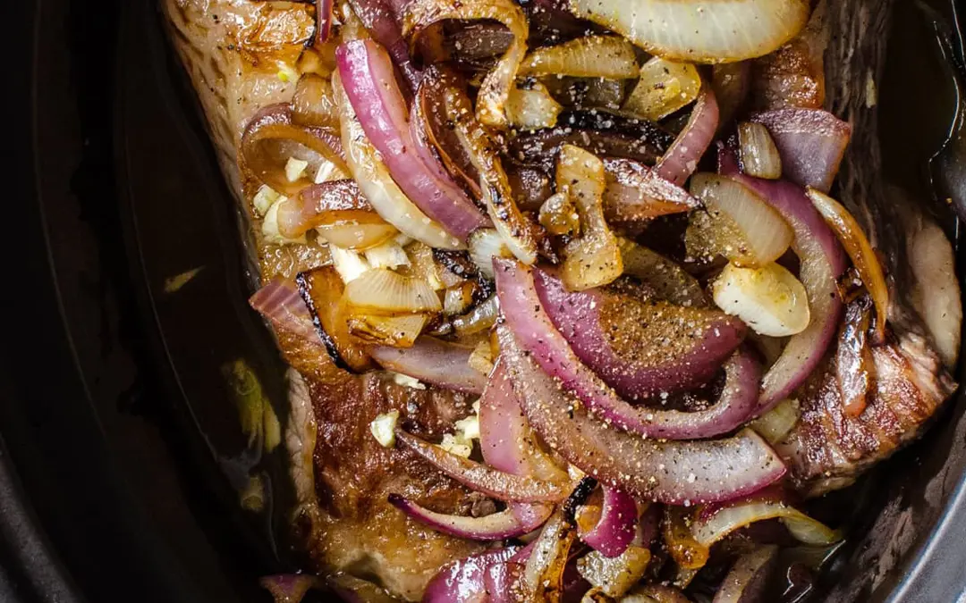 Slow Cooker Brisket and Onions